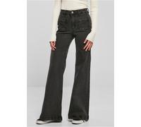 Urban Classics Femmes Vintage Evasée Denim Pantalon Jeans pour Femme Classique