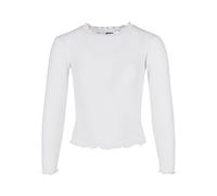 Urban Classics Fille T-shirt À Manches Longues pour Fille T shirt, Blanc., 110 EU