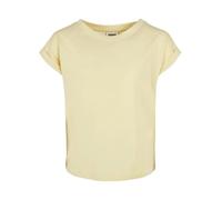 Urban Classics Fille T-shirt pour Fille Organic Extended Shoulder T shirt, Jaune Soft., 158 EU