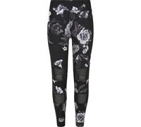 Urban Classics Filles Tech Mesh AOP Leggings Dark Flower Aop 158/164