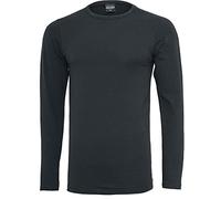 Urban Classics Fitted Stretch L/S Tee T-Shirt Manches Longues, Noir (00007), M Homme