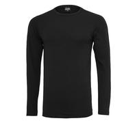 Urban Classics Fitted Stretch Homme T-Shirt Manches Longues Noir S