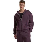 Sweatshirt à capuche zippé moelleux Urban Classics Violet 3XL