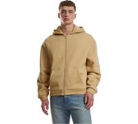 Urban Classics – Cardigan zippé Fluffy – Beige uni – Taille M