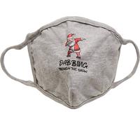 Urban Classics Foulard 'Dabbing Christmas ' gris chiné / grenadine / noir / blanc, Taille One Size