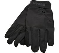 Urban Classics Gants D’Hiver Cuff Performance Avec Logo, Doigts, Noir