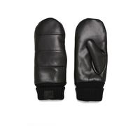 Urban Classics Gants Doudoune Simili Cuir Fäustling Hiver Noir S/M L/XL
