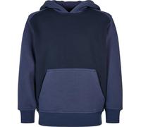 Urban Classics Garçons Boys 2-Tone Fake Raglan Hoody Midnightnavy/Darkblue 122/128
