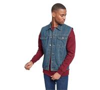 Urban Classics Gilet en jean pour homme, Bleu denim, 5XL