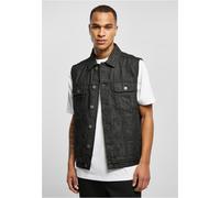 Urban Classics Gilet En Jean Rétro Sans Manches Avec Col Inégalé