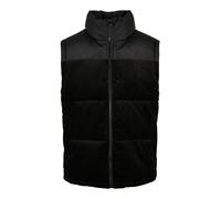 Urban Classics Gilet en velours côtelé noir S