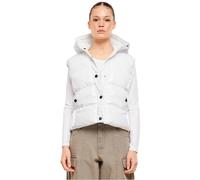 Doudoune sans manches à capuche recyclée femme Urban Classics Sherpa Blanc M