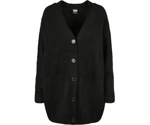 Urban Classics Gilet Tricoté Chunky Fluffy Femme Gilets & Ponchos Noir