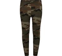 Urban Classics Leggings kaki / sapin / vert foncé / noir, Taille 146-152