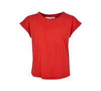 Urban Classics Girl's Girls Organic Extrended Shoulder Tee T-Shirt Hugered 158/164, Hugered, 158/164 cm