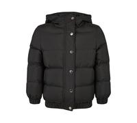 Urban Classics Girls Hooded Puffer Jacket, Noir, 134-140 Garçon