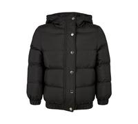 Urban Classics Girls Hooded Puffer Jacket, Noir, 134-140 Garçon