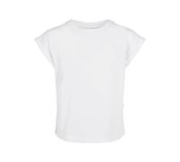 Urban Classics T-shirt Girls Organic Extended Shoulder, blanc, garçon 134–140 cm