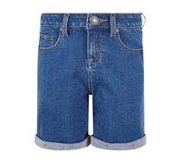 Urban Classics Girls Organic Stretch Denim 5 Pocket Shorts, Shorts Fille, Clearblue Washed,