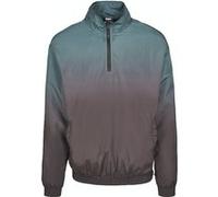 Urban Classics Gradient Pull Over Jacket Black/bottlegreen Taille: L | Vestes légères Outlet | Unisex | Le Noir