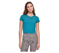 Urban Classics - Crop top femme - Jersey souple, manches courtes - Vert L