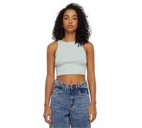 Urban Classics Haut Biologique à col côtelé pour Femme Tricot, Menthe givrée, XXXL
