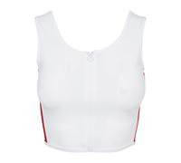 Urban Classics Haut bleu marine / rouge feu / blanc, Taille XS