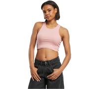 Urban Classics Haut Court côtelé pour Femme Tricot, Rose citronnelle