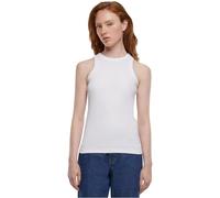 Urban Classics Haut Dos Nageur côtelé pour Femme Tricot, Blanc