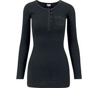 Urban Classics Haut Long Femme Pocket Turnup Femme T-Shirt Manches Longues Noir S