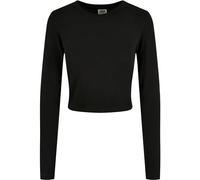 Urban Classics Haut Manches Longues Court Organique Femme T-Shirt Manches Longues Noir L
