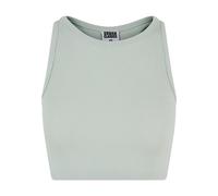 Urban Classics Haut Court côtelé pour Femme Tricot, Menthe givrée