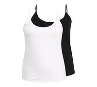 Urban Classics Haut noir / blanc, Taille XS