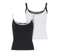 Urban Classics Haut noir / blanc, Taille XXXL