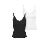 Urban Classics Top dentelle femme col V 2-Pack TB7514A 4XL