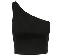 Urban Classics Femme Ladies Cropped Asymmetric Top D bardeur de sport, Noir (Black 00007), L EU