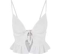 Urban Classics - Haut pour femme TN1086 (S) (Blanc)