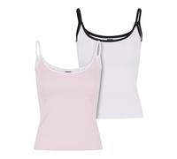 Urban Classics Haut rose / noir / blanc, Taille 5XL