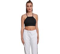 Urban Classics Ladies Triangle Top Débardeur de Sport, Noir (Black 00007), Large Femme