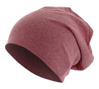 Urban Classics Heather Jersey Beanie - Magenta