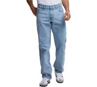 Urban Classics Heavy Ounce Straight Fit Jeans Pantalons, New Light Blue Washed, 38 Homme