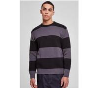 Urban Classics Heavy Oversized Striped Sweatshirt Gris S Homme