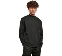 Urban Classics T-shirt homme manches longues Heavy Boxy Mock Neck Noir 3XL EU