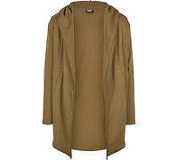 Urban Classics Herren Long Hooded Open Edge Cardigan Strickjacke, tiniolive, M