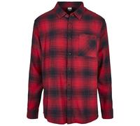 Urban Classics Chemise rouge et noir Taille L