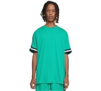 Urban Classics T- Shirt en Maille à Rayures surdimensionnées, Ferngreen, M Homme