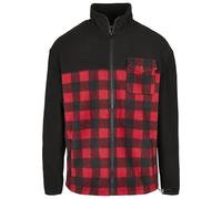 Urban Classics Herren Patterned Polar Fleece Track Jacket