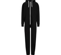 Urban Classics Herren Sweat Jumpsuit blk/wht, XS/S