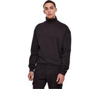Urban Classics High Rib Neck Crew Black Taille: XXL | Pulls col roulé Outlet | Homme | Le Noir