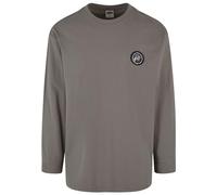 Urban Classics Hiking Patch Ls T-Shirt, Gris, S Homme